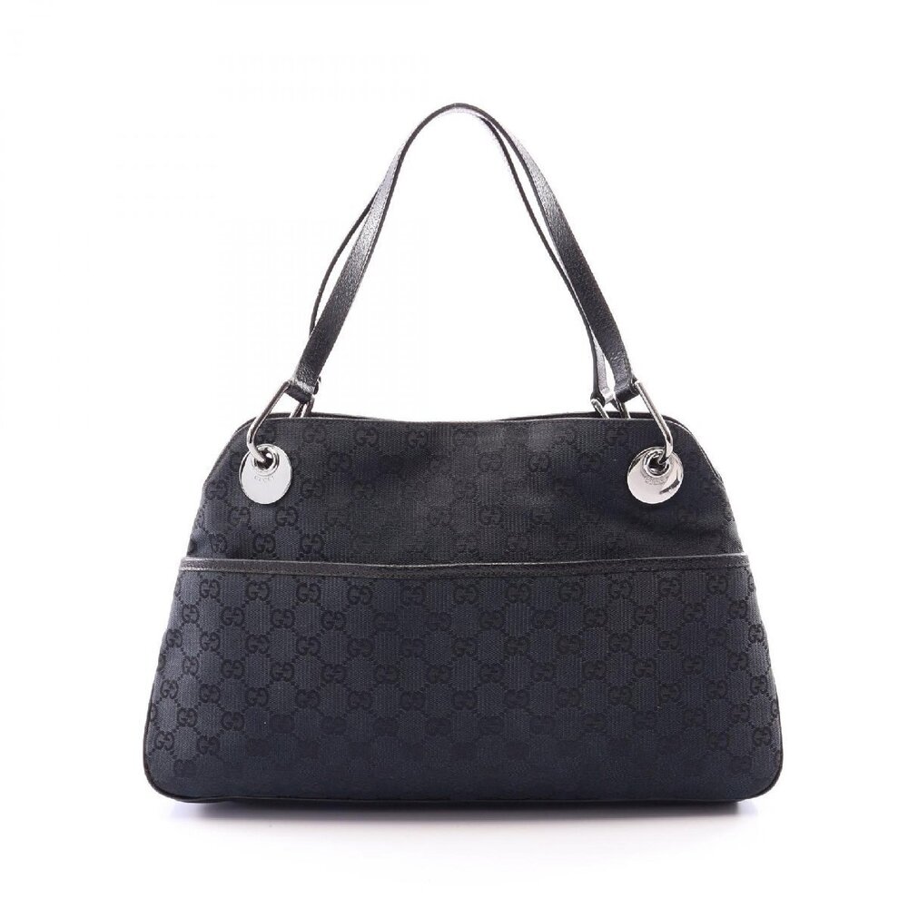 Gucci GG Canvas Eclipse shoulder bag black